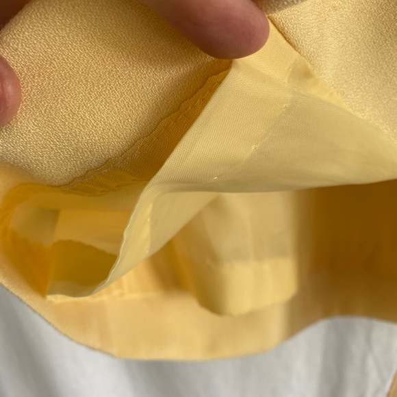 Rena Rowan for Saville Ladies Yellow Pencil Skirt sz 8 Women’s - Picture 5 of 6